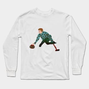 Curling Long Sleeve T-Shirt